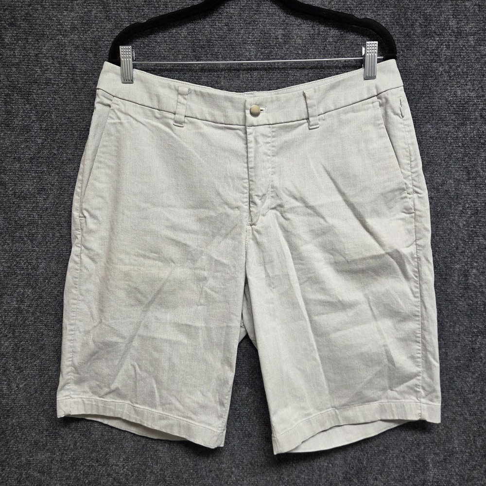 Lululemon Shorts Mens 33 Gray Relaxed 11" Chino Warpstreme ABC Classic Casual
